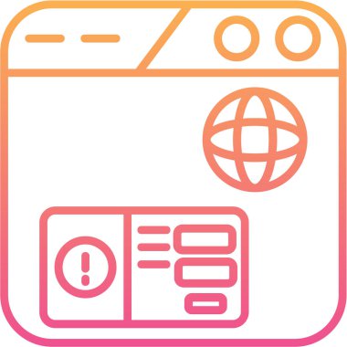 seo modern simgesinin vektör illüstrasyonu