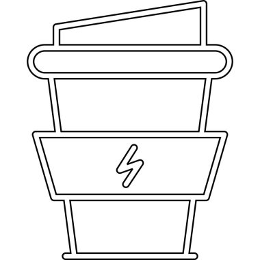 Bahçe ikonlu saksı