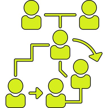 iş simgesi vektör illüstrasyonu