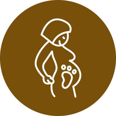 bebek ikonu vektör illüstrasyonu