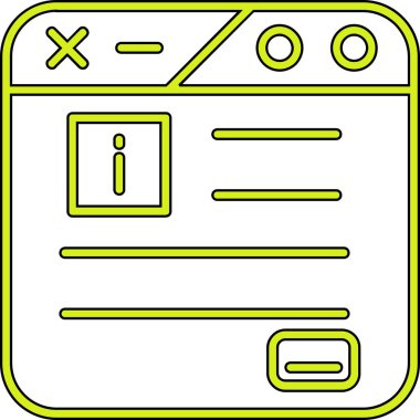 Web arayüzü tasarım simgesi