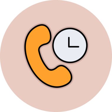 Çağrı merkezi simgesinin vektör illüstrasyonu