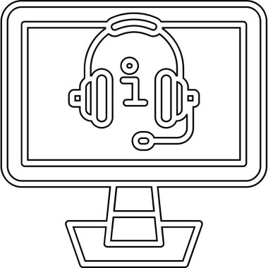 Bilgisayar ve kulaklıkla izle