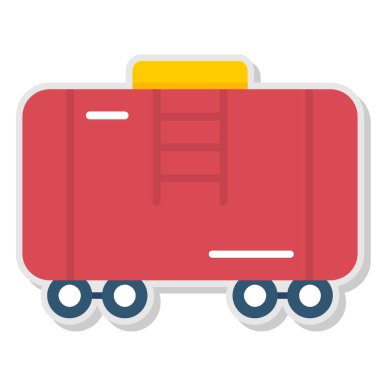 kargo taşımacılığı renkli vektör simgesi