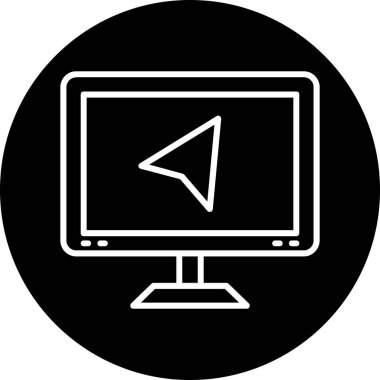 Modern illüstrasyon vektör simgesini izle