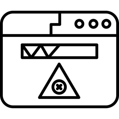 Web simgesi, vektör illüstrasyonu