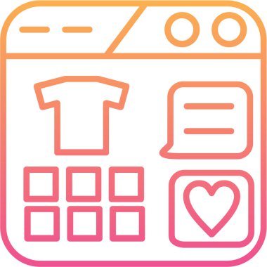 Takvim simgesinin vektör illüstrasyonu