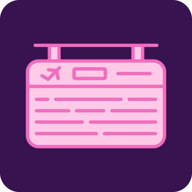 seyahat çantası. Web simgesi basit illüstrasyon