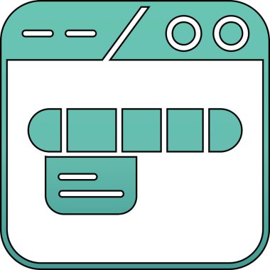 Modern b 'nin vektör illüstrasyonu eksik simgesi