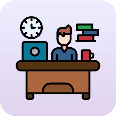 bilgisayarda çalışan adam