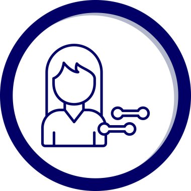 Tamirci kadın. Basit resimleme