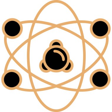 atom. Web simgesi basit tasarım