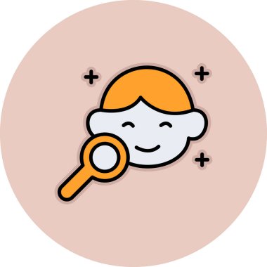 Arama simgesi vektör illüstrasyonu