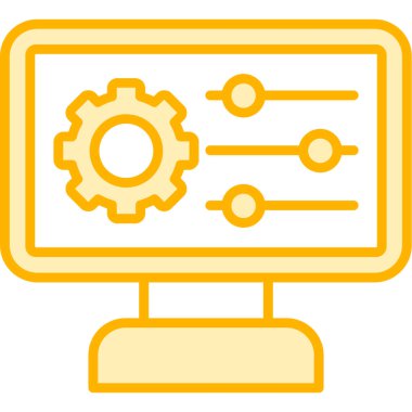 Modern simgenin vektör illüstrasyonu