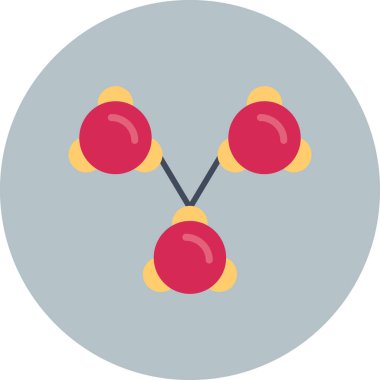 bowling düz simgesi, vektör illüstrasyonu