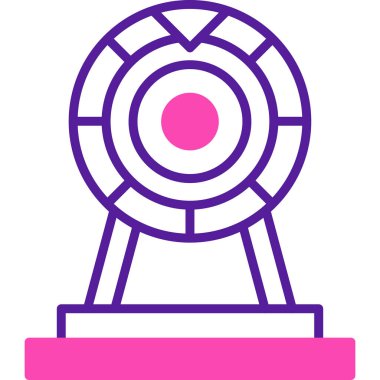 Kupa. Web simgesi basit illüstrasyon