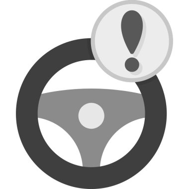 Araba fren ikonu. Beyaz arkaplanda izole edilmiş web tasarımı için araba fren vektör simgesinin basit çizimi