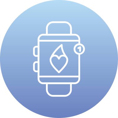 Mobil uygulama simgesi için illüstrasyon