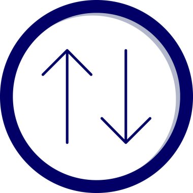 ok simgesi vektör illüstrasyonu