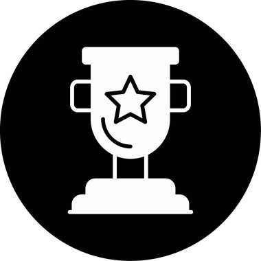 kupa simgesi vektör illüstrasyonu