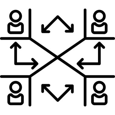 şebeke. Web simgesi basit illüstrasyon