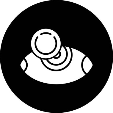 Bir kamera simgesinin vektör illüstrasyonu