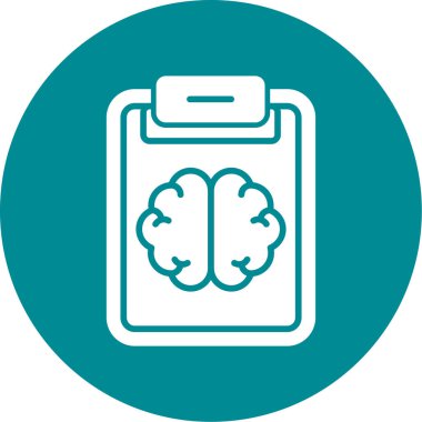 pil simgesi. Web için beyin vektör simgelerinin özet çizimi