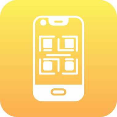 akıllı telefon simgesi vektör illüstrasyonu