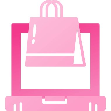 Alışveriş çantası. Basit resimleme