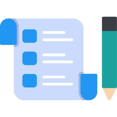 kalem simgesi vektör illüstrasyonu