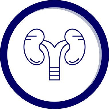 Modern b 'nin vektör illüstrasyonu tıbbi simgeden yoksun