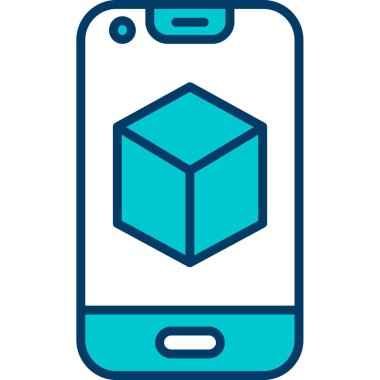 cep telefonu ikonu vektör illüstrasyonu