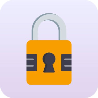 ikon vektör illüstrasyonunu kilitle