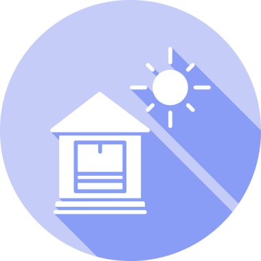 Ev simgesinin vektör illüstrasyonu