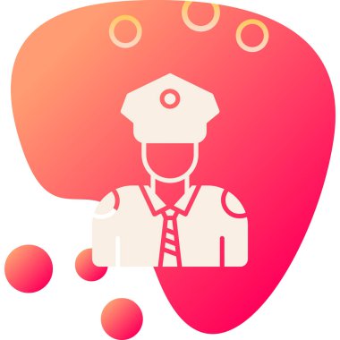 doktor modern simge, vektör illüstrasyonu