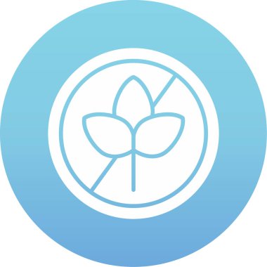 Doğa simgesinin vektör illüstrasyonu