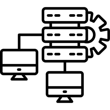 ağ paylaşım simgesi çizimi