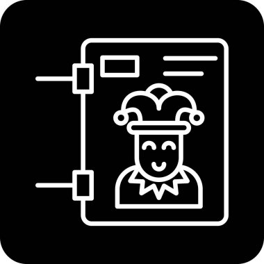 Şapkalı bir adamın vektör çizimi