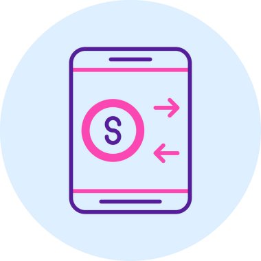 - Telefon. Web simgesi basit illüstrasyon