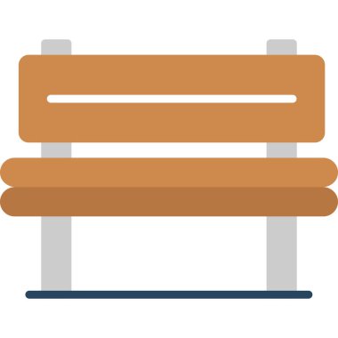 Ahşap günlük düz simge, vektör illüstrasyonu