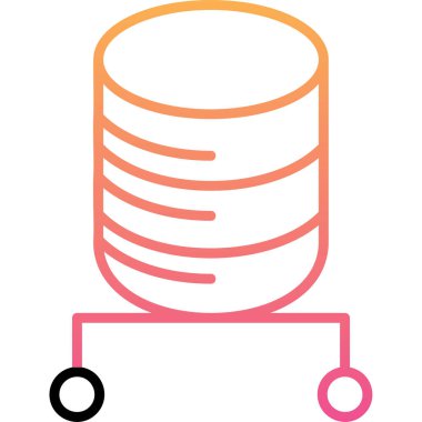 Modern simgenin vektör illüstrasyonu