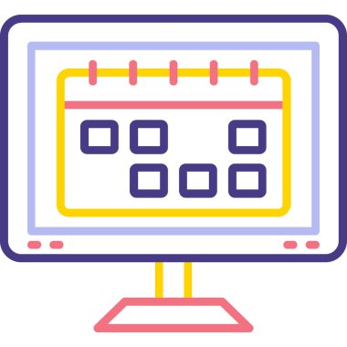 Web simgesi vektör illüstrasyonu