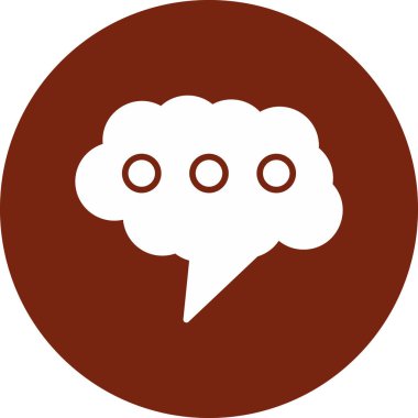 konuşma kabarcığı vektör çizimi