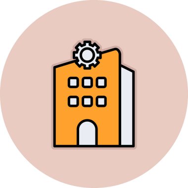 Yapı simgesinin vektör illüstrasyonu