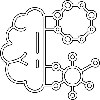 ağ veri simgesi vektör illüstrasyon grafik tasarımı
