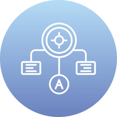 seo modern simgesinin vektör illüstrasyonu