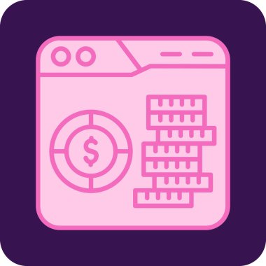 Modern simgenin vektör illüstrasyonu