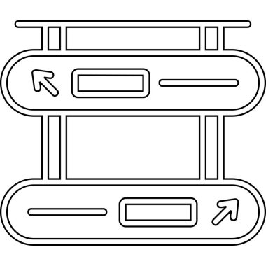 seyahat simgesi vektör çizimi