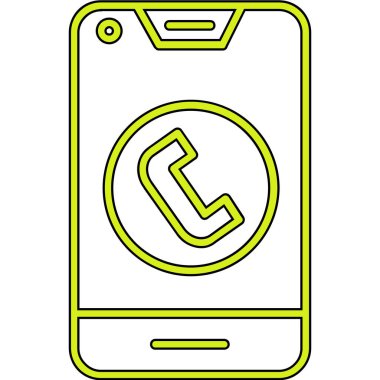 akıllı telefon simgesi vektör illüstrasyonu