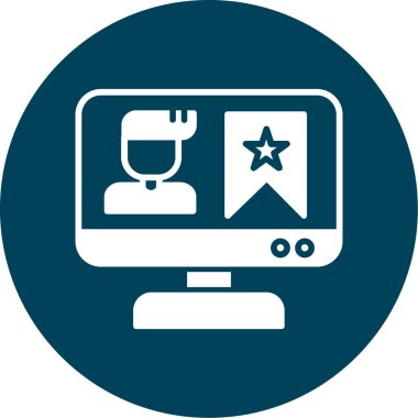 seo modern simgesinin vektör illüstrasyonu